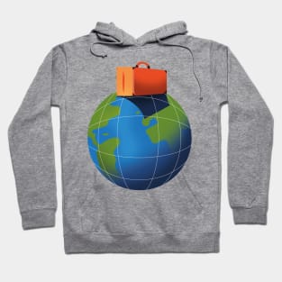 Suitcase on the world Hoodie